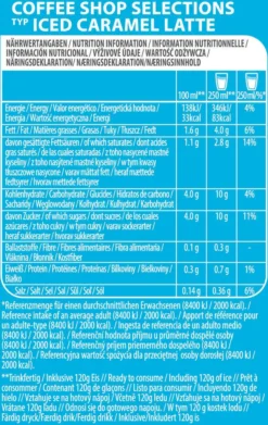 TASSIMO Kapseln Typ Iced Caramel Latte Coffee Shop Selections Discs 8 Getränke -Kaffeegetränkeladen 92ca4993fc2287407ce2fa3b1cf46e26