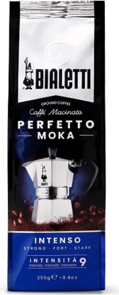 Bialetti Perfetto Moka Stark 250 G, 250 G, Dunkle Röstung, Kaffee, 30% Arabica, 70% Robust, Tasche 8 Bialetti Perfetto Moka Stark 250 G, 250 G, Dunkle Röstung, Kaffee, 30% Arabica, 70% Robust, Tasche -Kaffeegetränkeladen 934036002de8fcd5816b9a0094d1d310