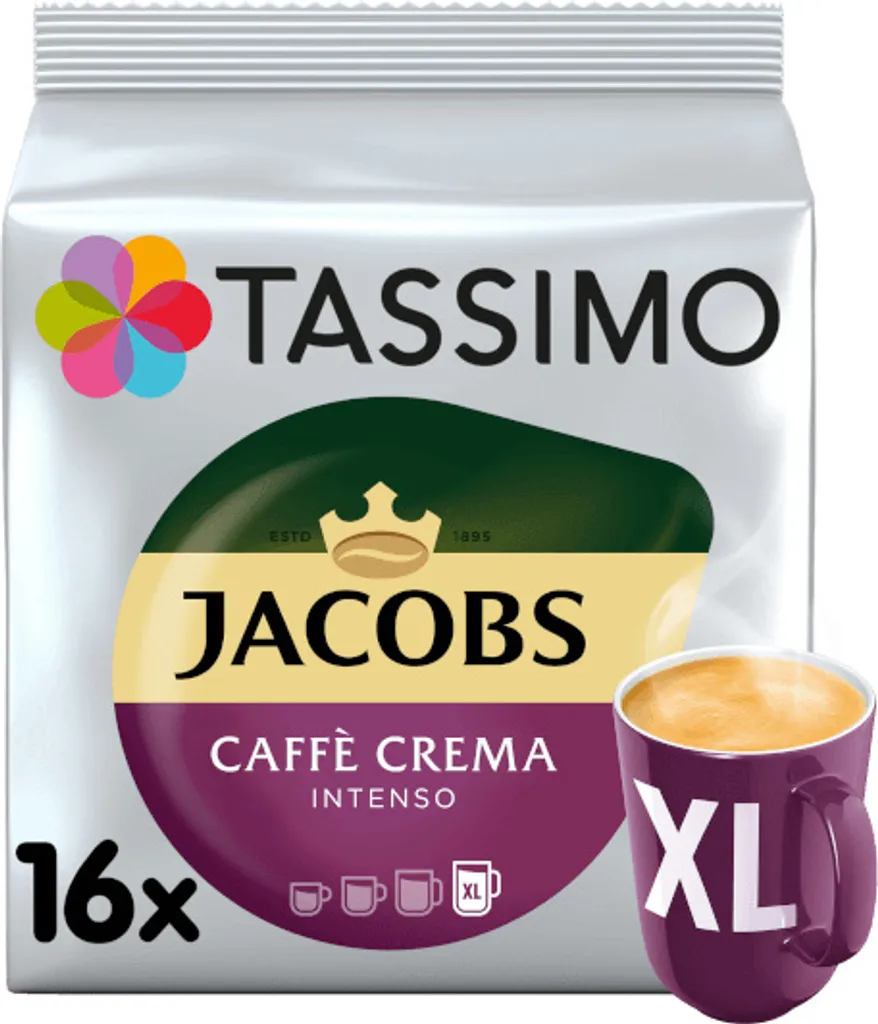 Tassimo Jacobs Caffè Crema Intenso XL | 16 T Discs, Kaffeekapseln 7 Tassimo Jacobs Caffè Crema Intenso XL | 16 T Discs, Kaffeekapseln – Bild 7
