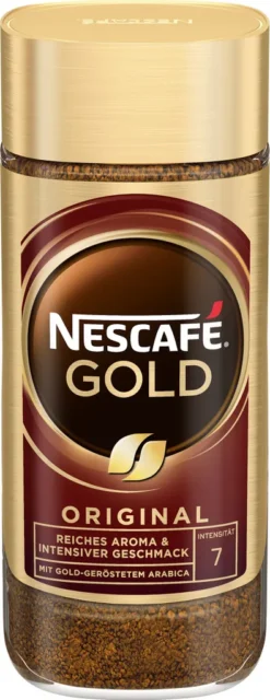 Nestlé® Nescafé Gold Das Original, Löslicher Bohnenkaffee, Kaffee, Gemahlener Röstkaffee, Glas, 100 G -Kaffeegetränkeladen 968b64e61d1f90b540ac2a7279441442