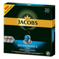 JACOBS Kapseln Decaffeinato 6 Lungo Entkoffeiniert 200 Nespresso®* Kompatibel -Kaffeegetränkeladen 97aeff3352d4744069a3e825babad147