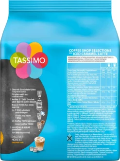 TASSIMO Kapseln Typ Iced Caramel Latte Coffee Shop Selections Discs 40 Getränke -Kaffeegetränkeladen 9ee7a0a4ba69d78408d1c7f10ba06ee1