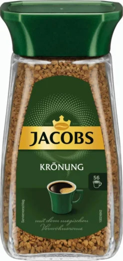 JACOBS Krönung 6 X 100g Löslicher Kaffee Instantkaffee 6 Gläser Löskaffee -Kaffeegetränkeladen 9f3814c970b0e949c72311ebb0986f23