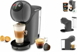 KRUPS NESCAFE DOLCE GUSTO YY4893FD KAPAKE MACHINE + 2 Kisten Espresso- Und Macchiato -Kapseln + Becher Starbucks, Kompakt, Anthrazit -Kaffeegetränkeladen 9f7da348a715599e712c9c79d5edc833