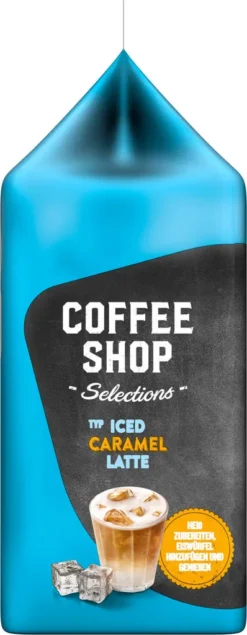 TASSIMO Kapseln Typ Iced Caramel Latte Coffee Shop Selections Discs 40 Getränke -Kaffeegetränkeladen 9ff56472647f2af9ed822bfd23a87534