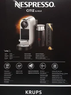 Krups XN7615.19 Nespresso Citiz & Milk Kaffeekapselmaschine (1260 Watt, Wassertankkapazität: 1l, Pumpendruck: 19 Bar) Rot -Kaffeegetränkeladen a10d7bb8182b452b3a443df52629749f