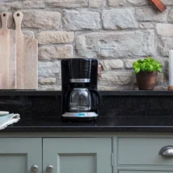 Russell Hobbs 24391-56 Inspire Black Digitale Kaffeemaschine Mit Timer, WhirlTech-Brühtechnologie, 1,25 L Glaskanne, 1100 Watt -Kaffeegetränkeladen a18a779e96c1da4597f0b2ef765ef1b7