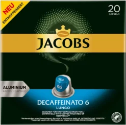 JACOBS Kapseln Lungo 6 Classico & Decaffeinato 6 Je 100 Nespresso®* Kompatibel -Kaffeegetränkeladen a3d6959983adff3b4558d65c21f3f3dc