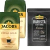JACOBS Kaffeebohnen Expertenröstung Crema Gold 2 X 1 Kg Ganze Kaffee Bohnen + 1 Aluminium Dose Barista Design