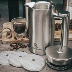 Bjørn Liebdhal French Press Edelstahl Kaffeemaschine Auch Für Camping : 0.6 Liter -Kaffeegetränkeladen a4db5d77398fa0bae6cc430bc6c7ad6a