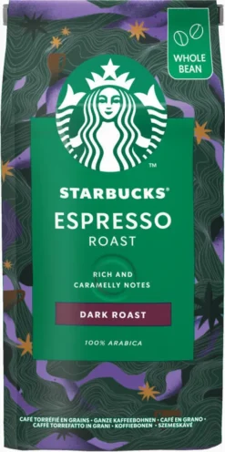 Nestlé® Starbucks Espresso Roast,Dark Roast,Karamellnote, Ganze Bohne, 200g -Kaffeegetränkeladen a5040675b68b78c9384b528473f29eda