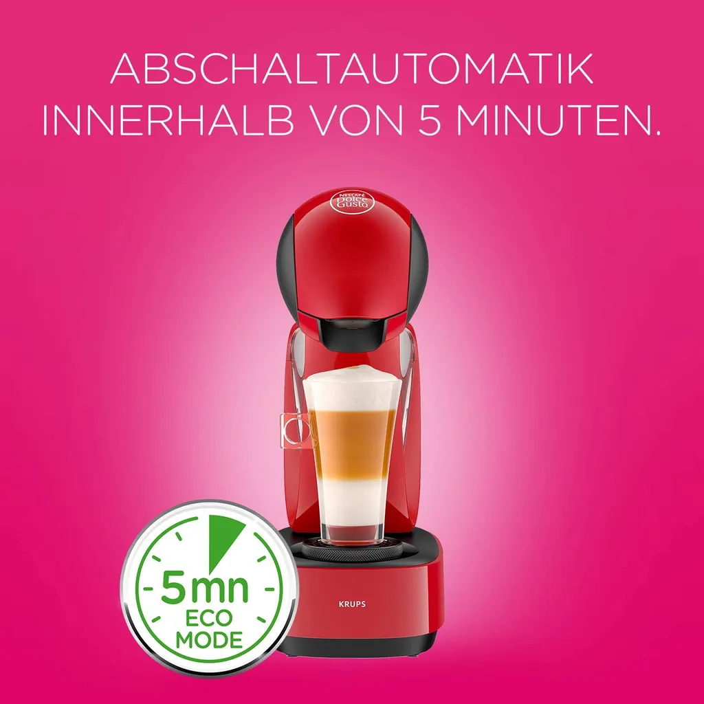 Krups Espressomaschine NESCAFÉ® DOLCE GUSTO® Infinissima KP1708, Rot 7 Krups Espressomaschine NESCAFÉ® DOLCE GUSTO® Infinissima KP1708, Rot – Bild 7