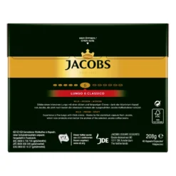 JACOBS Kapseln Lungo Classico 5 X 40 Nespresso®* Kompatible Kaffeekapseln -Kaffeegetränkeladen a5e002ef6f513c2596a1945c9871b33a