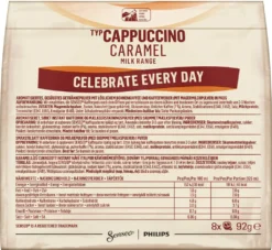 SENSEO Pads Typ Cappuccino + Typ Cappuccino Caramel Je 40 Getränke, 80 Portionen -Kaffeegetränkeladen a620af4444cd25bb47fbb5b1112f205e