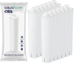 12X Aquafloow Blau Filter Für Jura Kaffeemaschinen | Filterset Für Kaffeemaschine | Kohlefilter | Ersatz