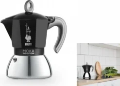 Bialetti MOKA 4TZ Induction Nera -Kaffeegetränkeladen a86108585d3ae0b3ddef22e38e40beb0