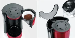 SEVERIN Kaffeemaschine KA 4817 TYPE 1.000 W Rot / Schwarz -Kaffeegetränkeladen ad9578d8376dff7741e011df319fc89a
