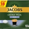 Jacobs Crema Pads Mild | 18 Senseo Kompatible Kaffeepads 118 G