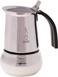 Bialetti Kitty 0,23 L Schwarz, Edelstahl - Italienische Kaffeemaschinen (0,23 L, Schwarz, Edelstahl, 4 Tassen, Edelstahl, Kitty, 1 Stück(e)) -Kaffeegetränkeladen b021af03c220061e53cd00b696c21009