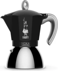 Bialetti MOKA 4TZ Induction Nera -Kaffeegetränkeladen b02cbf345a6455cedc795fa5799e5538