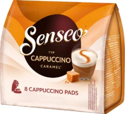 SENSEO Typ Cappuccino Caramel Pads 10er Pack 10 X 8 Getränke -Kaffeegetränkeladen b046d289bba094b4ca4c27c467b7a604