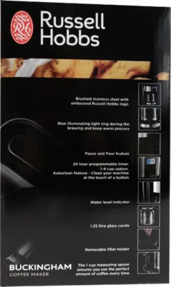 Russell Hobbs 20680-56 Buckingham -Kaffeegetränkeladen b17ab9b51944dc3c596e6315382c4521