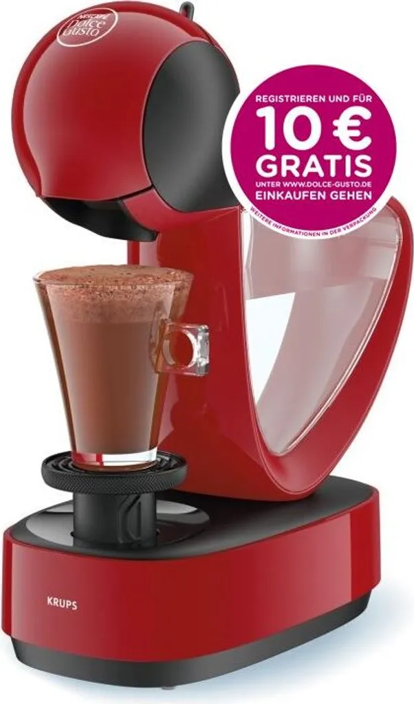 Krups Espressomaschine NESCAFÉ® DOLCE GUSTO® Infinissima KP1708, Rot 1 Krups Espressomaschine NESCAFÉ® DOLCE GUSTO® Infinissima KP1708, Rot