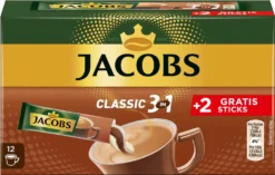 JACOBS Löskaffee 3in1 Classic Löslicher Kaffee 12 X 10+2 Sticks Instantkaffee 8 JACOBS Löskaffee 3in1 Classic Löslicher Kaffee 12 X 10+2 Sticks Instantkaffee -Kaffeegetränkeladen b3f7a1034889cbb2f92e5f63677387c8