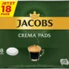 Jacobs Crema Pads | 18 Senseo Kompatible Kaffeepads 118 G