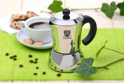 GRÄWE Espressokocher Aus Edelstahl Für 4 Tassen -Kaffeegetränkeladen b818bee7fecf04162066c238d867672c