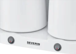 SEVERIN Duo-Filterkaffeemaschine KA 5830 Weiß -Kaffeegetränkeladen bb1eac51cf0af5e83dcf72b8b3d34dd8