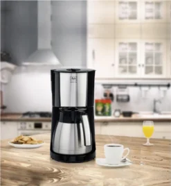 MELITTA Kaffeeautomat 1017-08 10Tassen Thermokanne 1000Watt Schwarz -Kaffeegetränkeladen bcbad3757c8991b2601978283b69e326