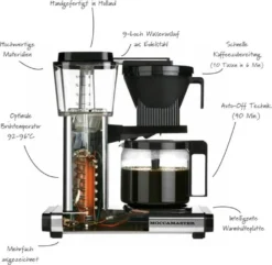MOCCAMASTER Filterkaffeemaschine Mit Thermoskanne KBGT 741, Polished -Kaffeegetränkeladen bcdb7b870fcafda468b003e522c93682