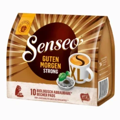 Senseo, Kaffeepads, Guten Morgen Strong XL, 10 Er, 125 G -Kaffeegetränkeladen bf856160864e6a040da419c9795a9d92