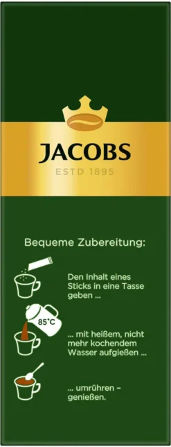 JACOBS Löskaffee Krönung 16 X 20 Sticks Löslicher Kaffee Instantkaffee 320 Getränke 17 JACOBS Löskaffee Krönung 16 X 20 Sticks Löslicher Kaffee Instantkaffee 320 Getränke -Kaffeegetränkeladen c0157d8986daf06ad60a7a77c9f2cfa3