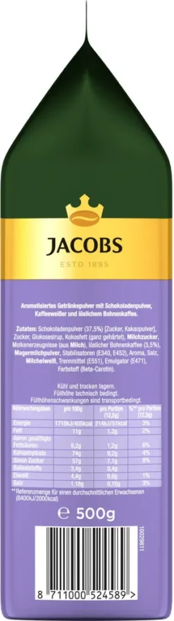 JACOBS Momente Typ Choco Cappuccino Mit Milka 12 X 500 G Beutel -Kaffeegetränkeladen c66654a5117106b0dff0eaf95fb755fd