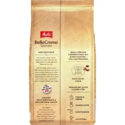 MELITTA Ganze Kaffeebohnen BellaCrema Speciale 1100g Milder Geschmack Stärke 2 -Kaffeegetränkeladen c9c56f4ce9a806a272b53193bae7a9cf