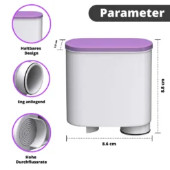 Haysen & Clarvis 8er Pack AquaClear Wasserfilter Für Saeco Und Philips Kaffeevollautomat AquaClean CA6903/10 CA6903/22 CA6903 Kalkfilter, WES040 -Kaffeegetränkeladen ca73576e79d8459b6d595546b427d243