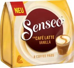 Senseo Café Latte Vanilla 10er Pack Kaffee Pads 10x 8 Pads, 80 Getränke -Kaffeegetränkeladen cbaf4e34bba8791a2eb8bc04e3672d3a