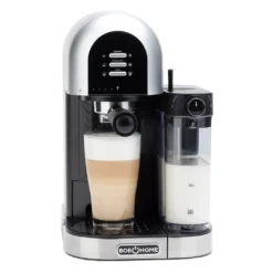 BOB HOME Kaffeecenter LATTESSA | Espressomaschine Mit Integriertem Milchaufschäumer | Kaffeespeziealitäten Auf Knopfdruck -Kaffeegetränkeladen cd2b2ed705369f035b184832b7aa877e