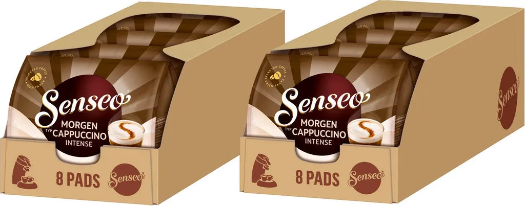 SENSEO Pads Typ Morgen Cappuccino Intense 10 X 8 Pads 80 Getränke 2 SENSEO Pads Typ Morgen Cappuccino Intense 10 X 8 Pads 80 Getränke – Bild 2