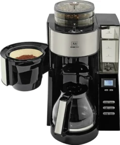 MELITTA 1021-02 Aroma Fresh Kaffeeautomat Mit Timer Und Mahlwerk Schwarz, Farbe:Schwarz -Kaffeegetränkeladen d1db99cf34a57d124261eaf4d874844f