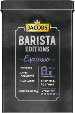 JACOBS Kaffeebohnen Expertenröstung Espresso 3 Kg Ganze Espressobohnen + 1 Jacobs Barista Becher + 1 Dose -Kaffeegetränkeladen d1f2901799a0449b8ddfa5c0126fd4af 2