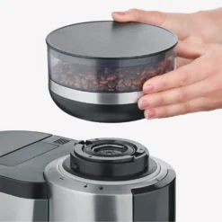 SEVERIN FILKA Vollautomat Für Filterkaffee Mit Thermokanne KA 4851 Aus Edelstahl, Matt-schwarz Edelstahl-gebürstet -Kaffeegetränkeladen d2fa9b3292f6ad6dba6c29e62c31c385