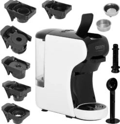 Adler Camry CR 4414 Multi-Espressomaschine Mit 5 Kapselkaffeeeinsätzen 19 Bar Pumpendruck -Kaffeegetränkeladen d4c2bdc7ce7f720e040e010e81b0b6f4