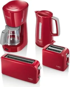 Bosch TKA3A034 CompactClass Kaffeemaschine Extra Rot -Kaffeegetränkeladen d4cbf23d177a067c5e6c37abc4fe6671