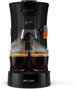 Philips Senseo® Select Kaffee Pad Maschine, 3 Kaffeespezialitäten, Kaffeestärkewahl Plus, Crema Plus, Schwarz (CSA240/20) -Kaffeegetränkeladen d586a9a8c5d1ac13e8e4bc40fc9fa5aa