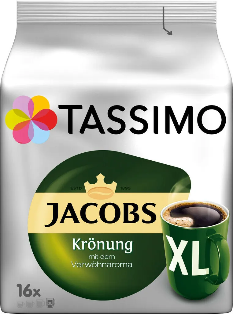 TASSIMO Kapseln Jacobs Krönung XL + Café Hag Entkoffeiniert Je 3x16 Getränke 2 TASSIMO Kapseln Jacobs Krönung XL + Café Hag Entkoffeiniert Je 3x16 Getränke – Bild 2