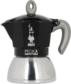 Bialetti MOKA 4TZ Induction Nera -Kaffeegetränkeladen d96668a76fa6487e6a81bcd6b9014df6
