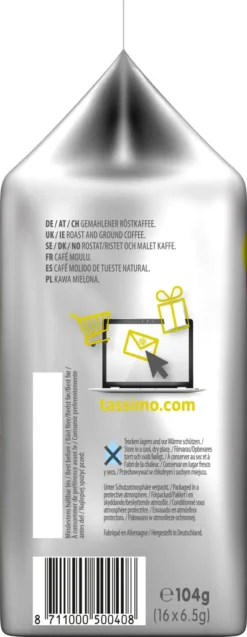 Tassimo Jacobs Krönung Mit Dem Verwöhnaroma | 16 T Discs, Kaffeekapseln -Kaffeegetränkeladen db653440062289234d2c7e190d7470a4